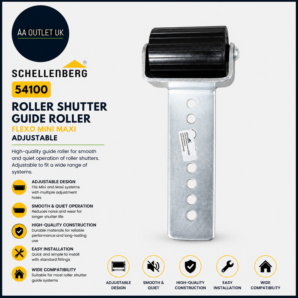 Schellenberg 54100 Roller Shutter Guide Roller Flexo Mini Maxi Adjustable Design