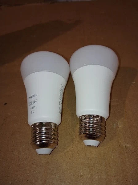 Philips Hue New White Smart Light Bulb 60W 806 Lumen 2 Pack E27 Edison Screw New