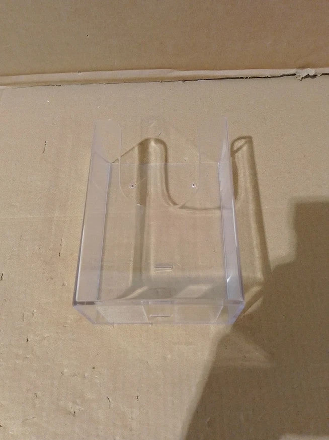 Caledonia Signs 58099 Wall Mounted Leaflet Dispenser 1/3 A4 Clear Holder Design
