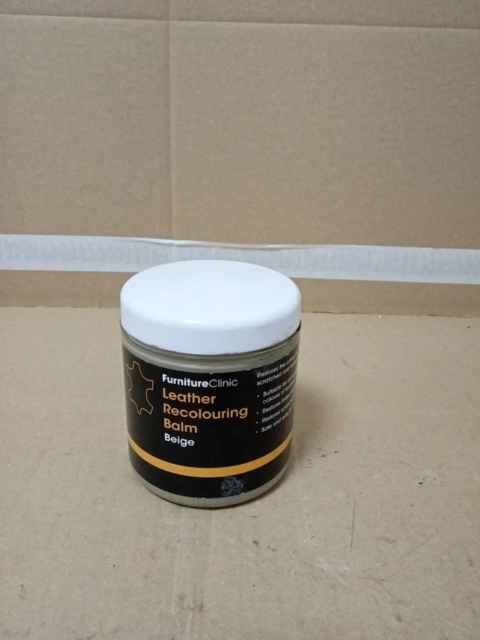 Furniture Clinic Leather Recolouring Balm Leather Paint Restorer Sofas Beige
