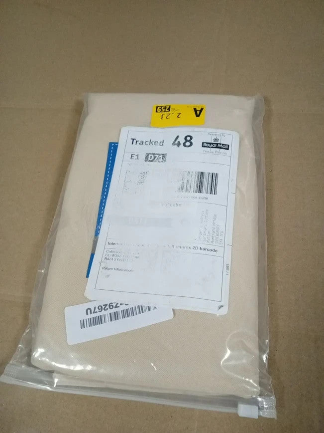 LinTimes Blackout Kitchen Curtains 52x15in Long Beige Rod Pocket Short New