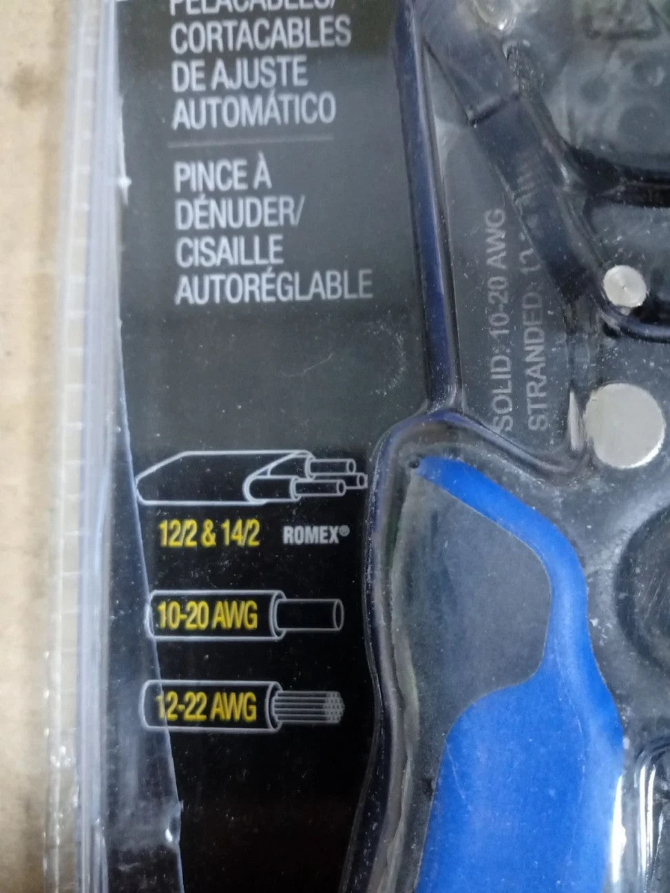 Klein 11061 Stripper Cutter Self Adjusting Wire Blue Alloy Steel 1 Piece