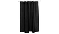 Home Waffle Shower Curtain Black 180x180cm Anti Bacteria Polyester New
