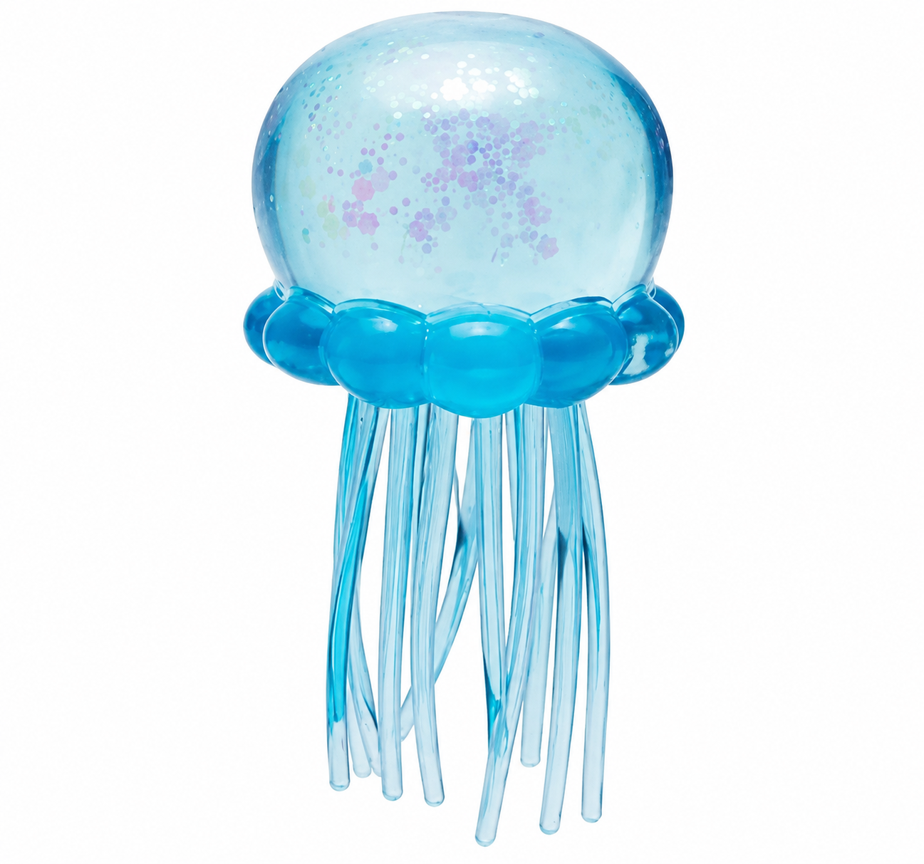 Premium Jelly Squishy Toy Ultra Soft Glitter Jelly Sensory Fidget 8x4x4cm  New