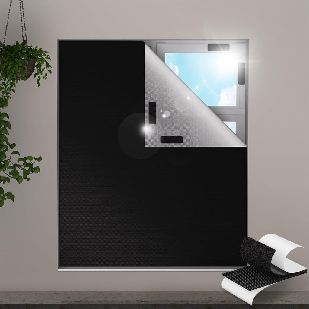 Valquid Blackout Blind 300×145cm Portable Stick On Window Cutting Size Shape New
