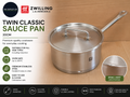 ZWILLING 409152000 Twin Classic Sauce Pan 20cm 21x47.6x15cm 3L Stainless Steel