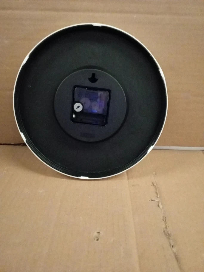 Mabpedo Modern Wall Clock 10inch Digital Battery Operated Round Green New