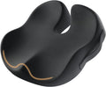 ProtoArc Office Desk Chair Cushion Ergonomic Coccyx Memory Foam Seat Large Black