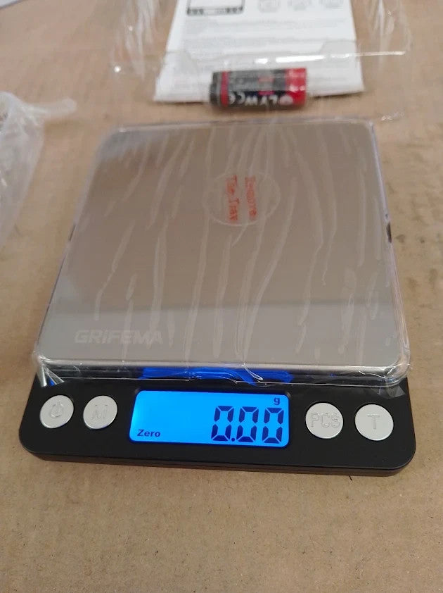 GRIFEMA GA2003 Digital Kitchen Scales Trays 500g Food Weighing Scale Kitchen New