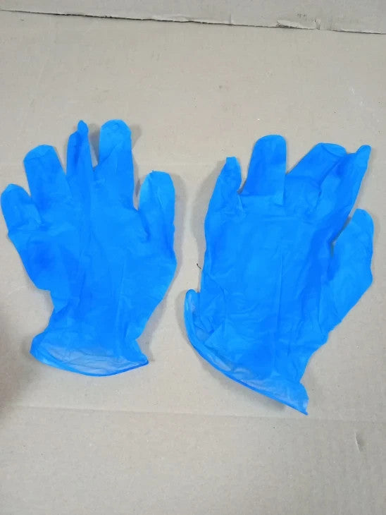 Praima Blue Disposable 100 Pack Latex Free Vinyl Gloves Multi Purpose New