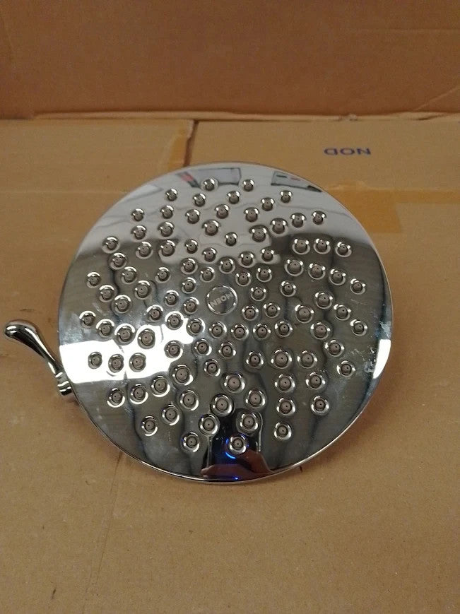Moen Velocity Chrome Two Function Rain Shower 8in Showerhead Immersion S6320
