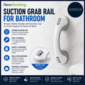 Newthinking Suction Grab Rails Bathroom Shower Safety Handle Portable White