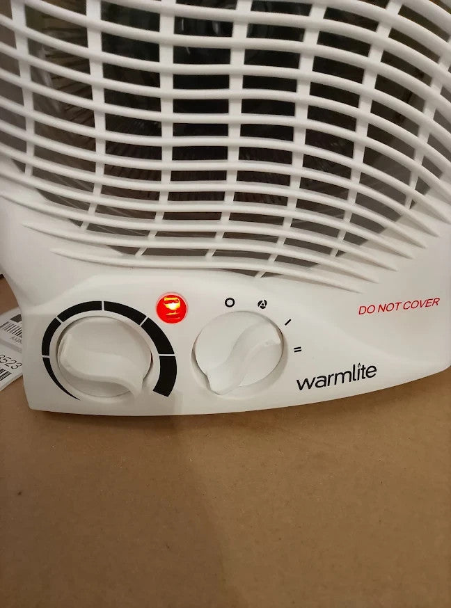 Warmlite WL44002 2000W Thermo Fan Heater 2 Heat Settings Overheat Protection