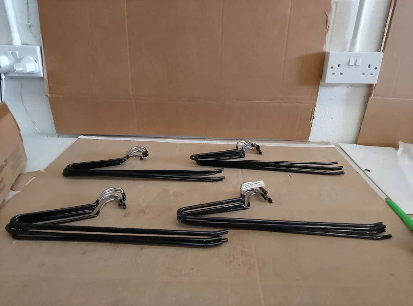 Songmics Trouser 38x13cm Slack Hangers Set 20 Strong Metal Diameter 5mm New
