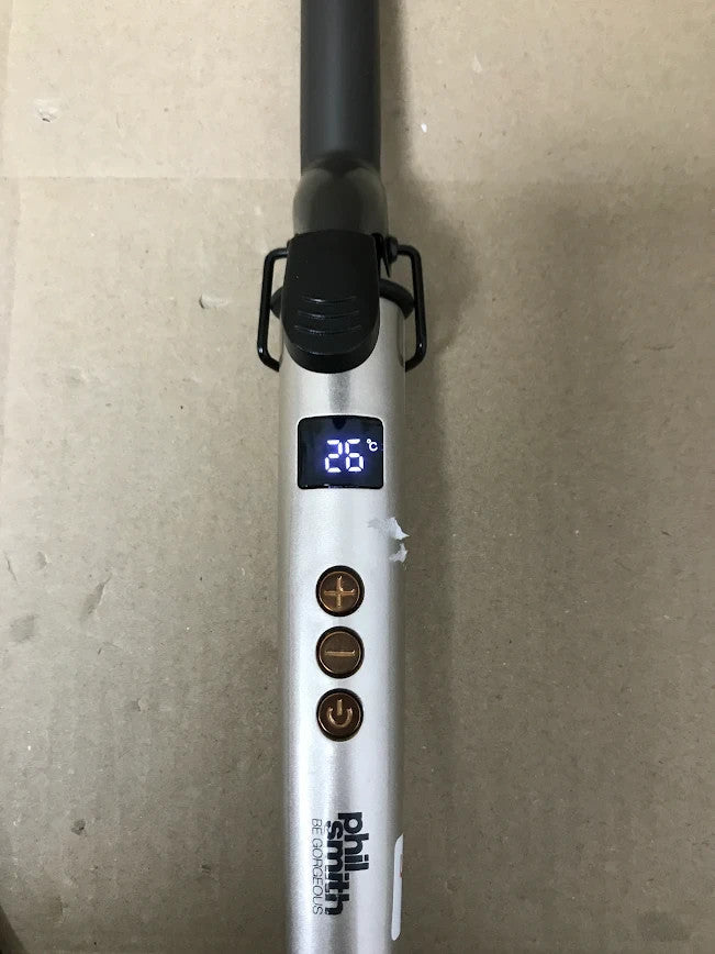 Phil Smith Glamgold 19mm Curling Tong RH806 LED Display Tighter Curls