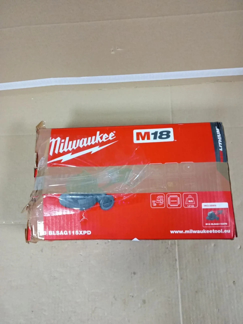 Milwaukee M18FSAGV115XPDB0X M18 Fuel Breaking Grinder Paddle Switch Naked