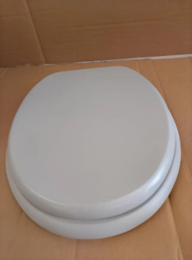 Argos Wood Slow Close Pine Toilet Seat Adjustable Grey 456x380x62cm New