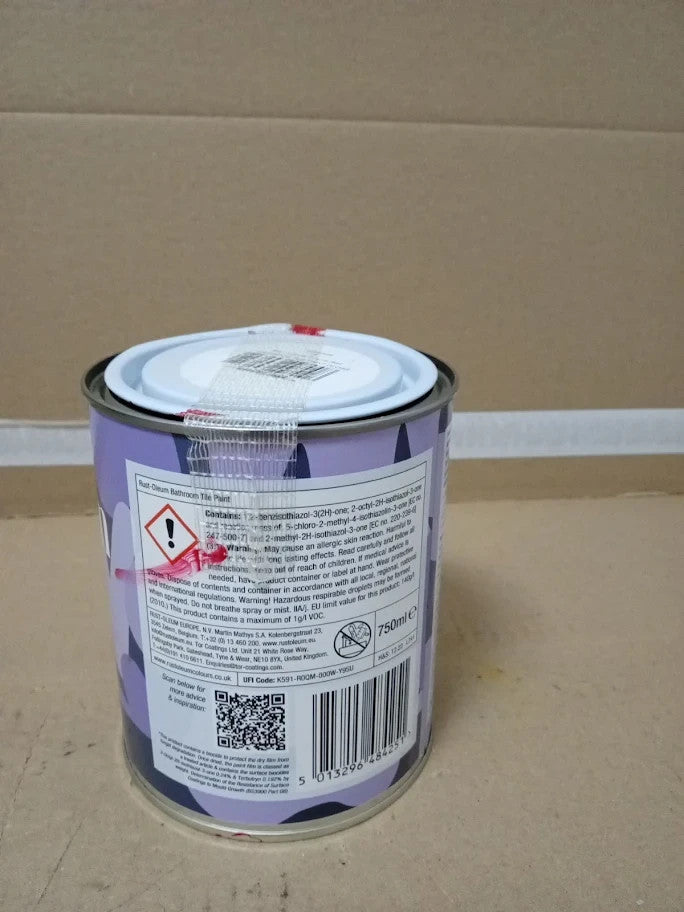 Rust Oleum Red Water Resistant Bathroom Tile Paint Gloss Finish Empire Red