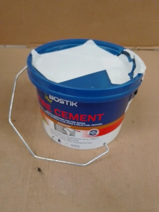 Bostik Fire Cement Buff Heat Resistant Sealant Fireplaces Stoves Chimneys