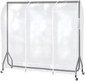 The Shopfitting Shop Clear 6ft Clothes Rail Protective Cover Garment Hanging