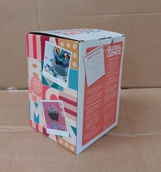 Global Gizmos 53950 Mini Touch Activated Candy Dispenser Sweet Jar Kids Toy