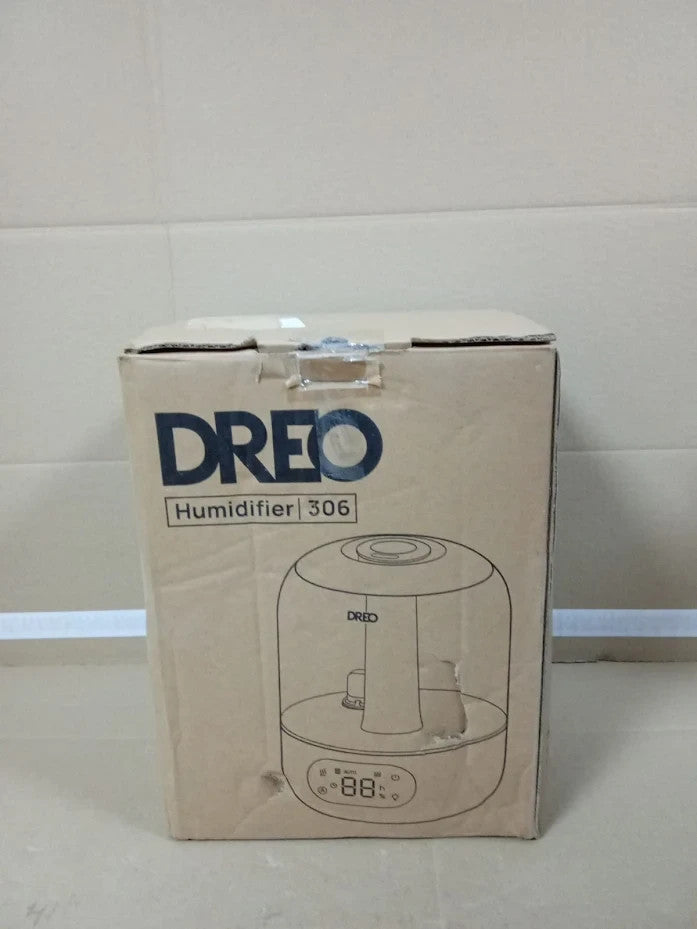 Dreo Quiet Cool Mist Humidifier 26dB Ultrasonic 360° Nozzle 30H Runtime Black