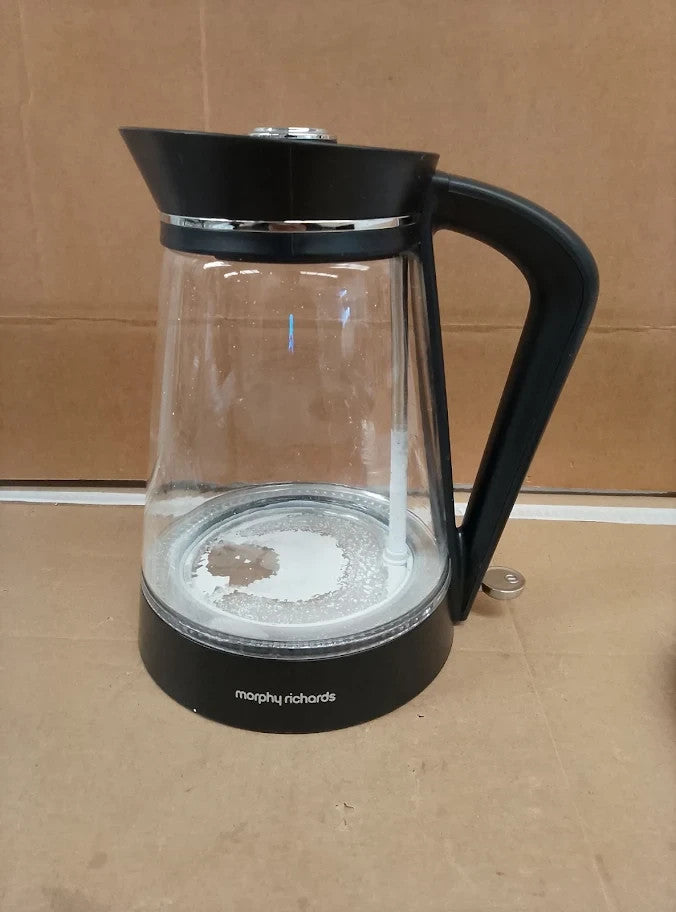 Morphy Richards Glass Kettle  1.7L Illuminated Premium Glass 3kw Rapid Boil