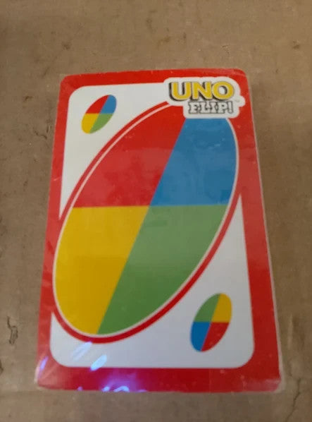 Mattel Games Uno Flip Family Card Game Adults Teens Kids Double Sided 3+ New
