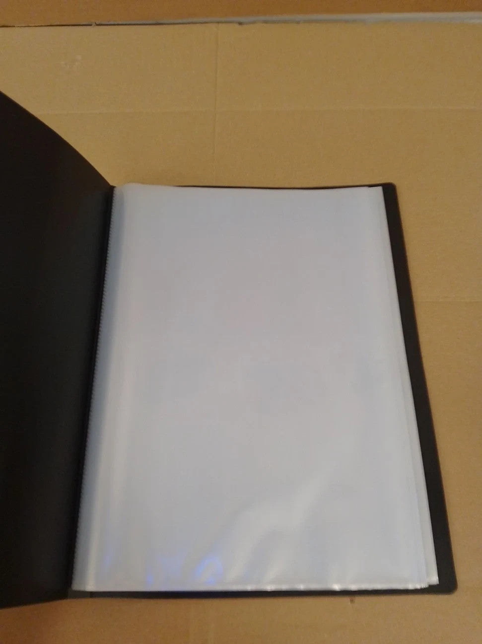 Exacompta Ref 88401E Opaque PP Display Book 240x320mm Size A4  40 Pockets Black