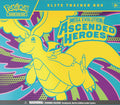 Pokemon TCG Mega Evolution Ascended Heroes Elite Trainer Box Full Art 6+ Opened