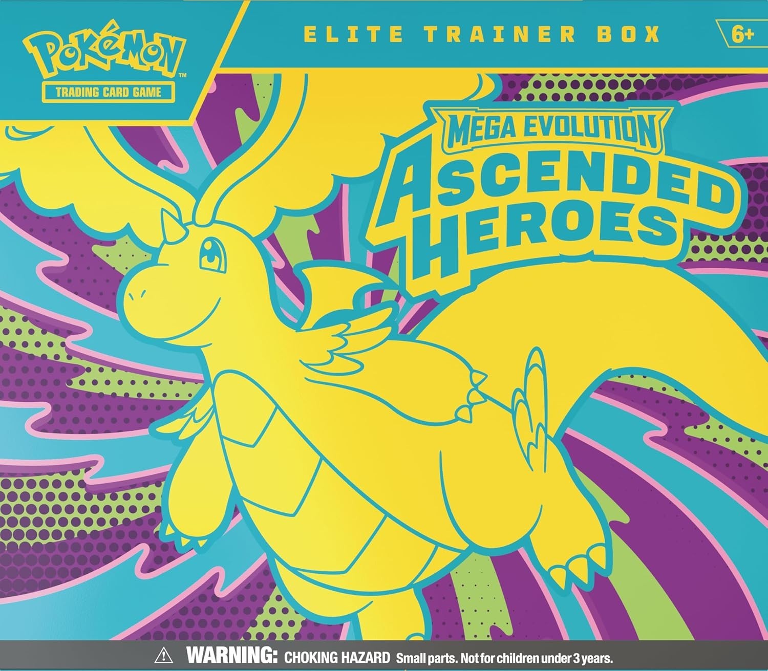 Pokemon TCG Mega Evolution Ascended Heroes Elite Trainer Box Full Art 6+ Opened