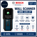 Bosch Professional Wall Scanner GMS 120-27 Detection Depth Non-Magnetic Metal