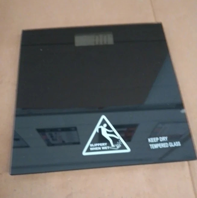 Argos Home Digital Bathroom Scales Black Electronic Weight Quality Durable New