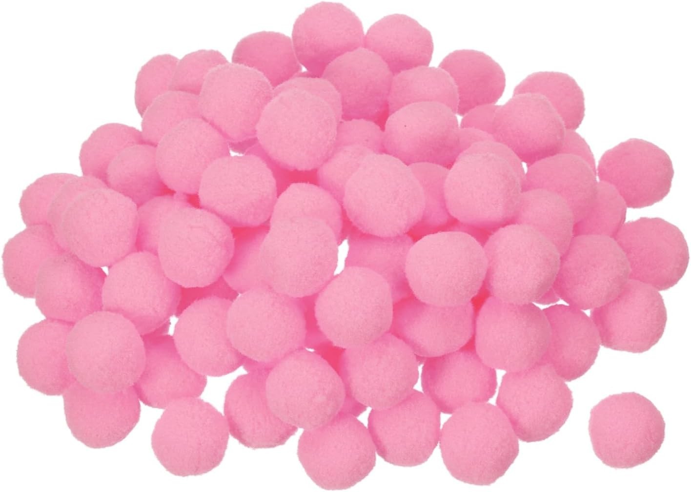 Sourcing Map Pom Felt Balls Felting Fabric 2cm 20mm Pink Home Crafts Project New