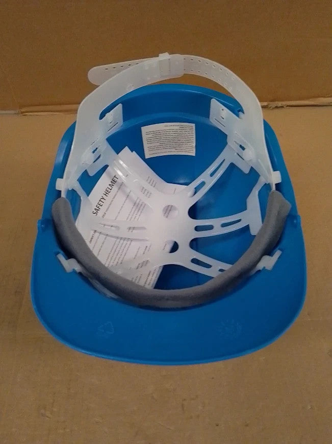 Blackrock Blue Hard Hat Safety Helmet Construction Unisex One Size Adjustable