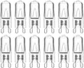 G9 Halogen Light Bulbs 230v 28w Dimmable 370lm Warm White 2700k 360 Beam A New