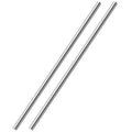 OFFCUP Stainless Steel Round Rods 8mmx300mm Metal Bar Stock Design 2 Pieces New