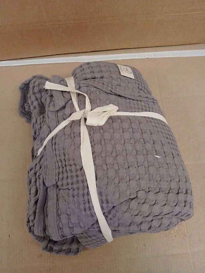 Milam London Super King Throw Blanket 100% Cotton Soft Extra Large Throws New