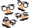 Baker Ross AW501 Funny Face Disguises Nose Party Eye Glasses Pack Of 7 New