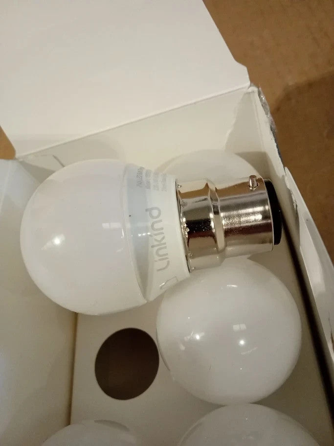 Linkind 4.2W Dimmable B22 LED Light Bulb 40W Equivalent Golf Ball P45 6pc New