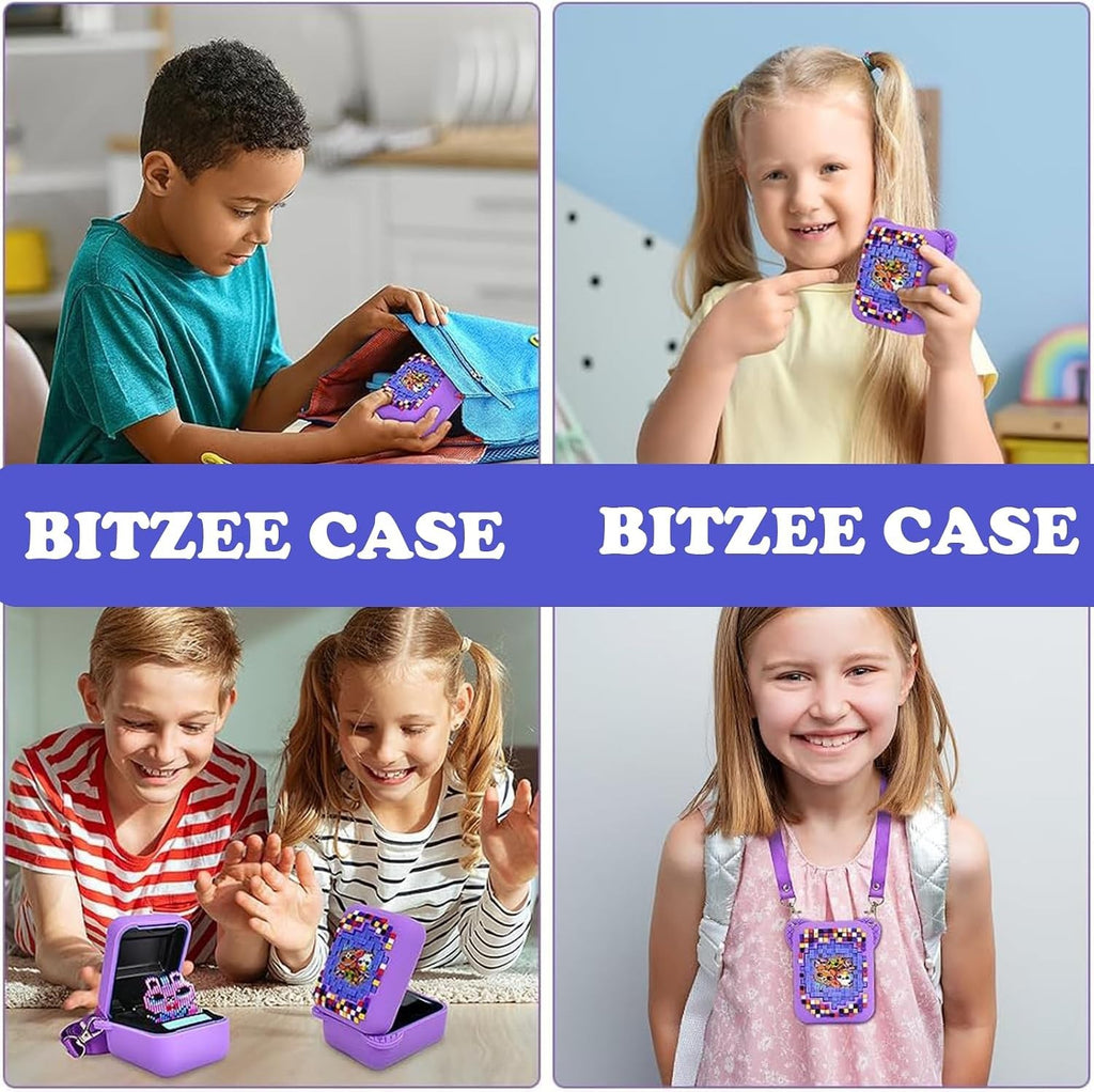 FunnAura Bitzee Digital Pet Case Purple Shockproof Protective Carry Design New