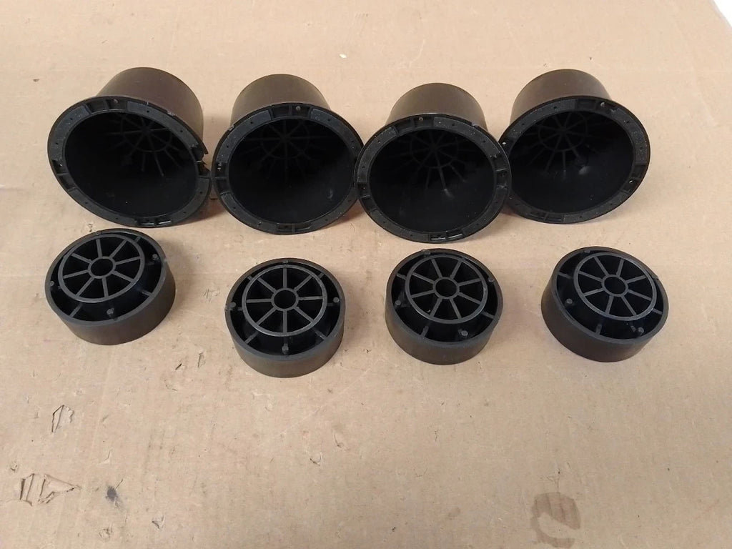 Pohove Round Bed Risers 4pc Chair Furniture Raisers 3.3in Table Leg New