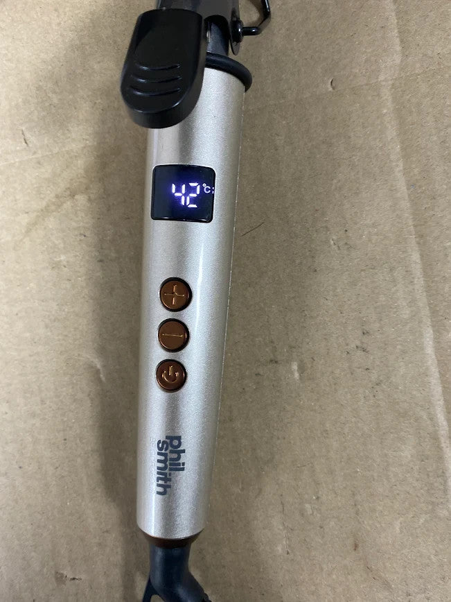 Phil Smith Glamgold 19mm Curling Tong RH806 LED Display Tighter Curls