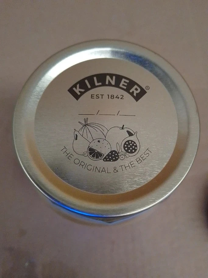 Kilner Preserve Jar 500ml Round Glass Screw Top Lid Preservation Storage New