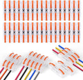 Flintronic Wire Connectors 34pcs Dual Wire Terminal Block 2 Pin 18-22AWG New