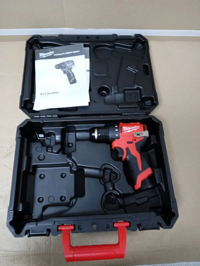 Milwaukee M12 BLDDRC 12V Brushless Compact Drill Driver Case Body Only New
