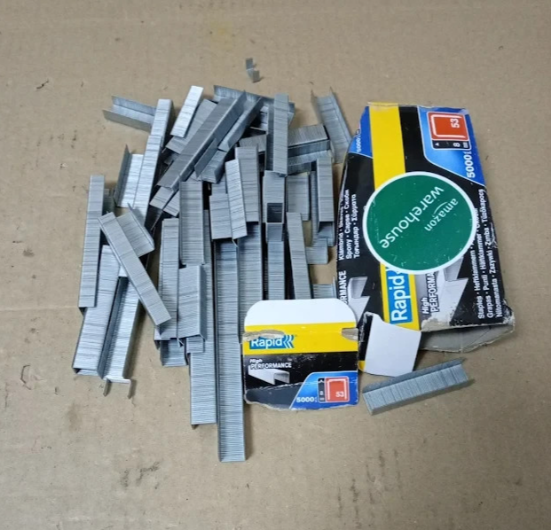 Rapid RPD538B5000 No.53 High Performance Staples 8mm Leg Silver Durable Design