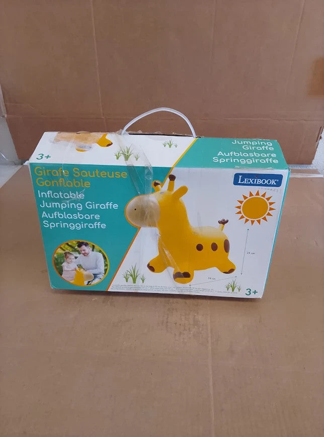 Lexibook Inflatable Jumping Giraffe Bouncing Game Indoor Outdoor BG050GILXB New