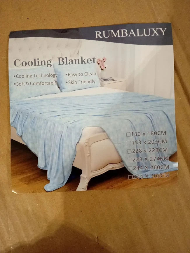 Cooling Blanket Hot SleepersThin Summer Queen Size Q Max 0.5 Lightweight