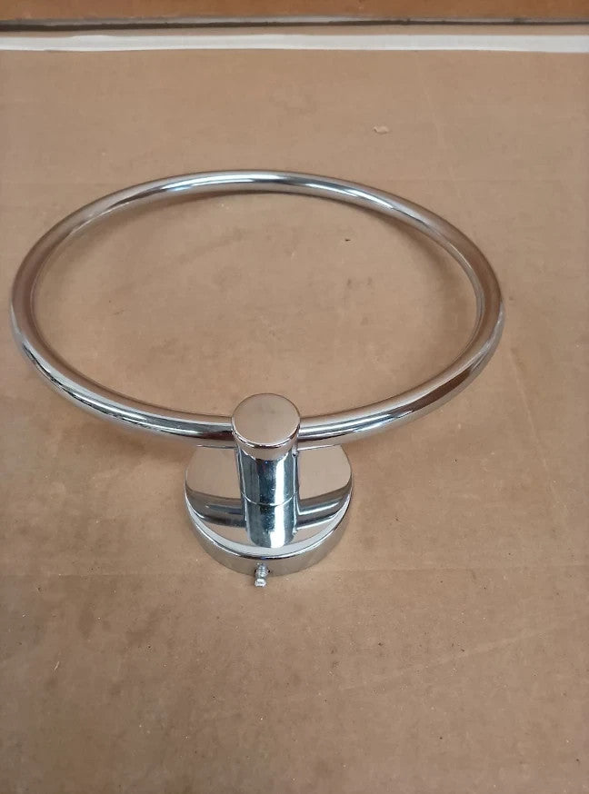Habitat Wall Mounted Towel Ring Chrome BathroomHolder Quality Design Durable